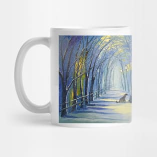 Winter evening Mug